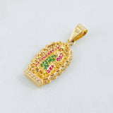 Dije Virgen Guadalupe 3.2gr / 3cm / Oro Amarillo 18K