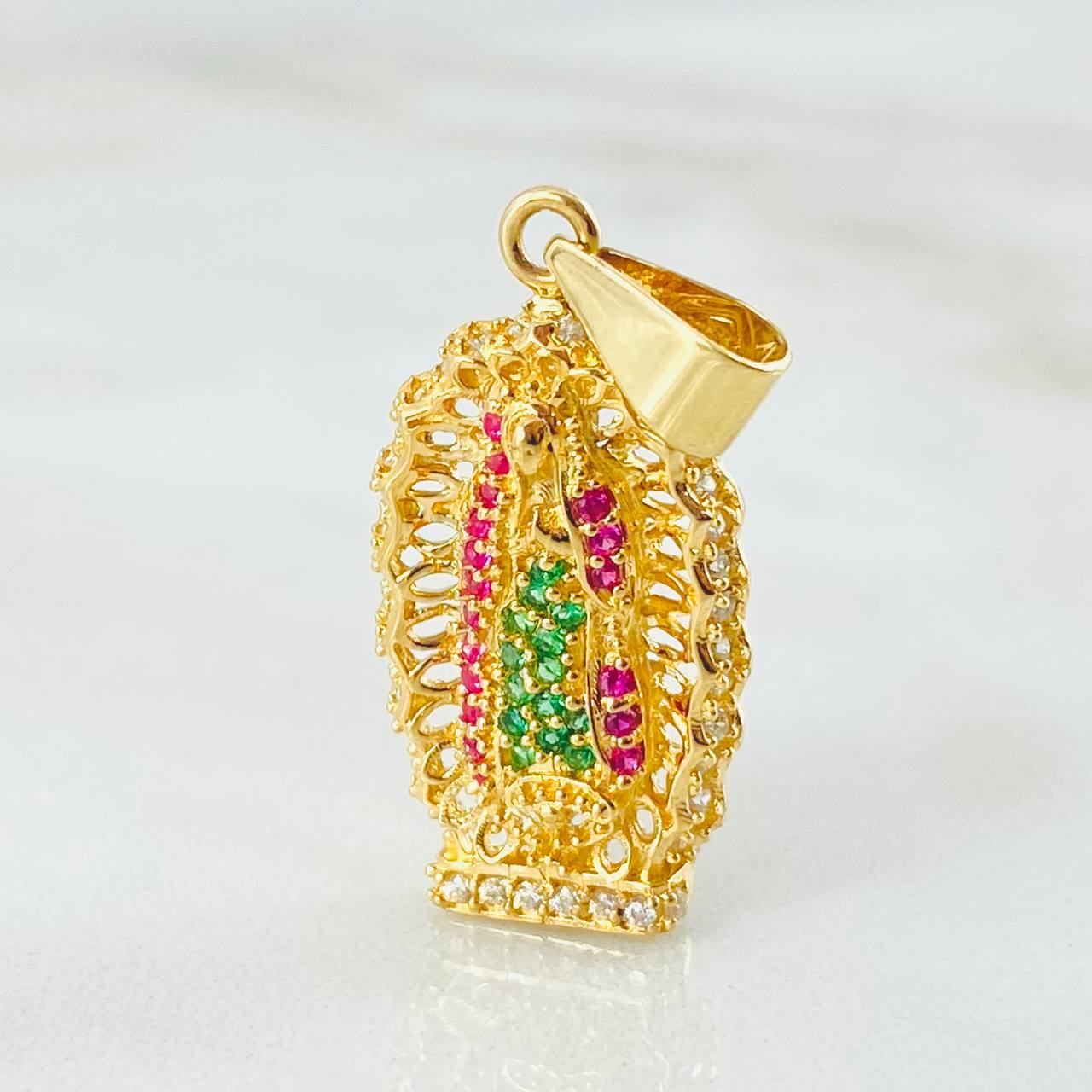 Dije Virgen Guadalupe 3.2gr / 3cm / Oro Amarillo 18K