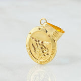 Dije San Miguel Arcangel 1.2gr / 2.6cm / Oro Amarillo 18K