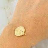 Herraje San Miguel Arcangel 1.2gr / 2cm / Oro Amarillo 18K
