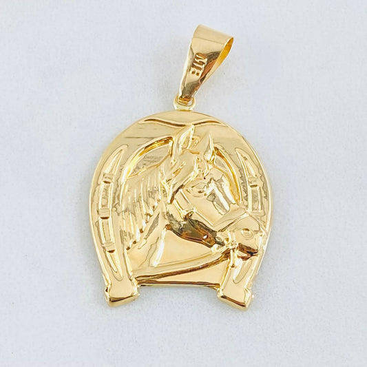 Dije Herradura Caballo 2.6gr / 3.7cm / Oro Amarillo 18K ©