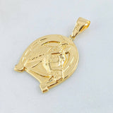 Dije Herradura Caballo 2.6gr / 3.7cm / Oro Amarillo 18K ©