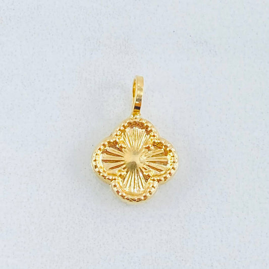 Dije Trebol Dorado 0.55gr / 1.3cm / Oro Amarillo 18K