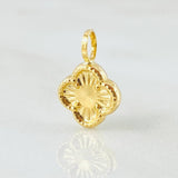 Dije Trebol Dorado 0.55gr / 1.3cm / Oro Amarillo 18K