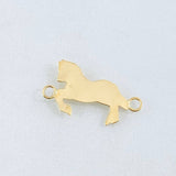 Herraje Caballo 0.5gr / 2cm / Oro Amarillo 18K ©