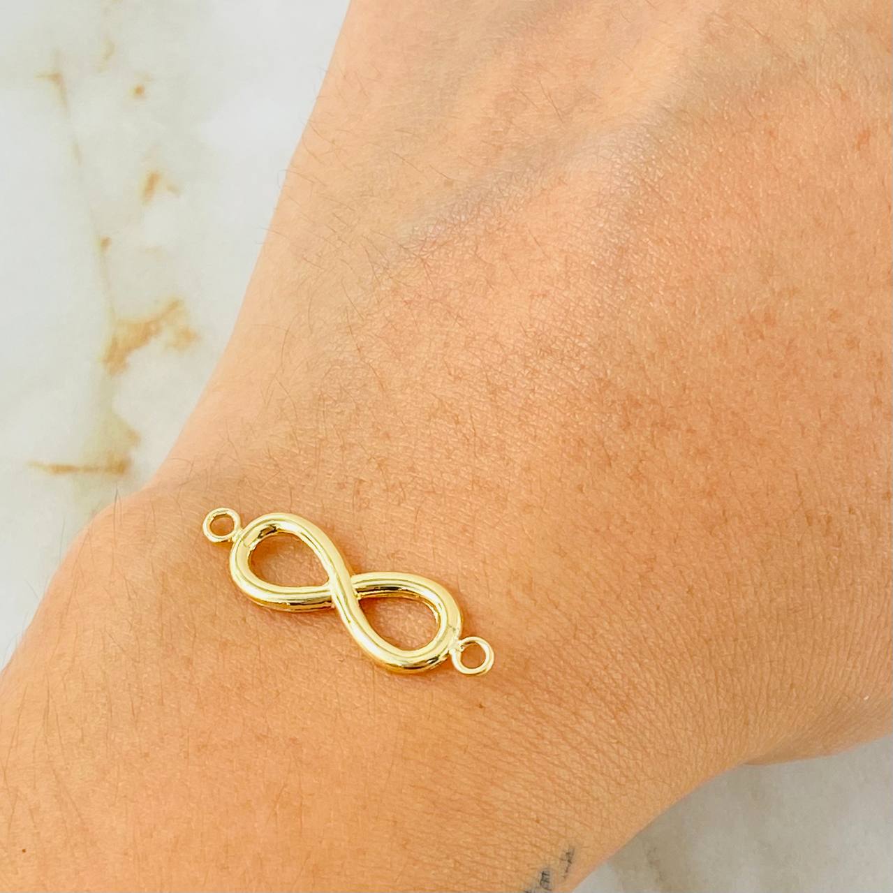 Herraje Infinito 0.9gr / 2.7cm / Oro Amarillo 18K