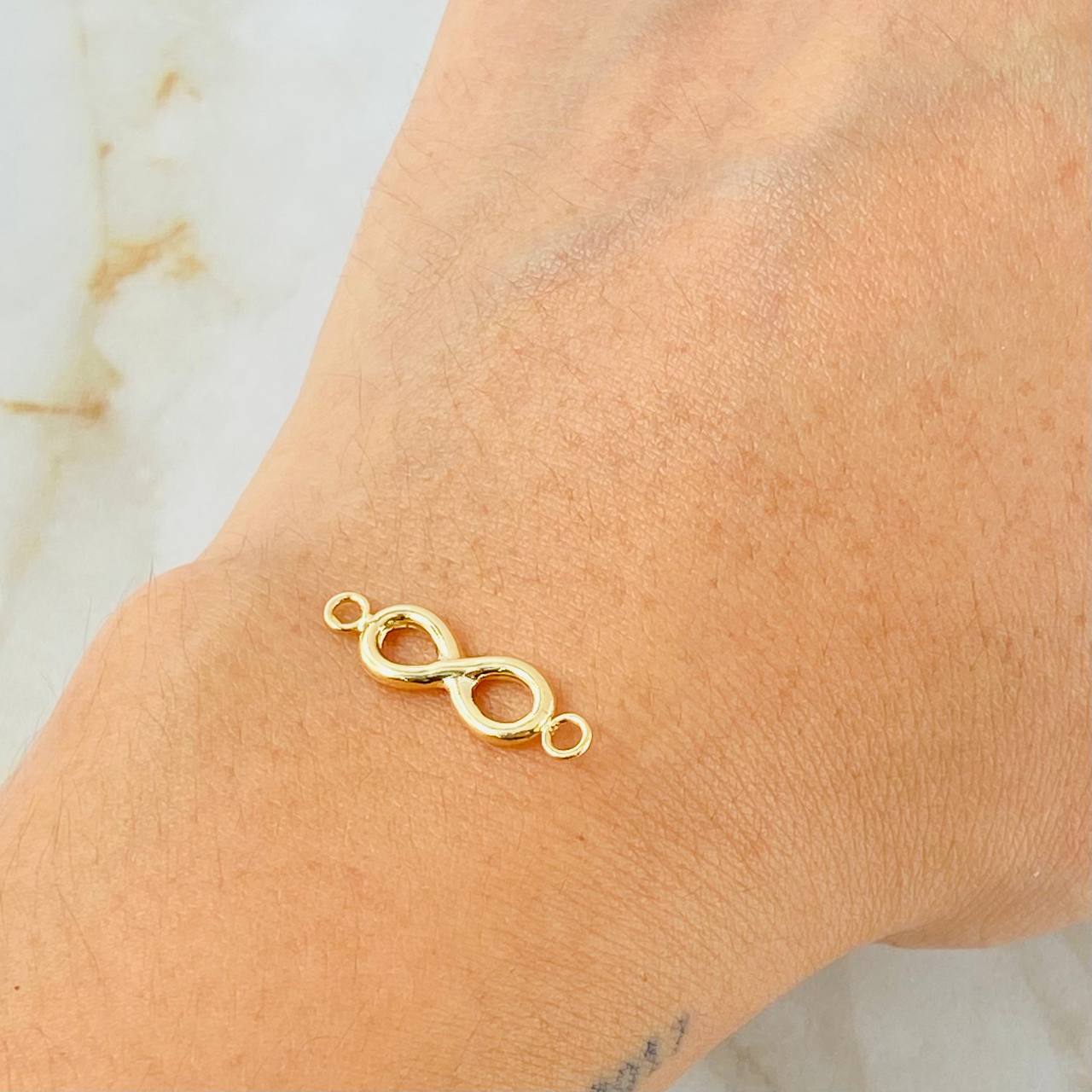 Herraje Infinito 0.5gr / 2.1cm / Oro Amarillo 18K