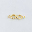 Herraje Infinito 0.5gr / 1.9cm / Oro Amarillo 18K