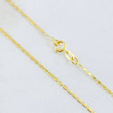Set Cadena y Dije Plana + Ala 1.5gr / Oro Amarillo 18K (Oferta)