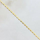 Set Cadena y Dije Plana + Ala 1.5gr / Oro Amarillo 18K (Oferta)