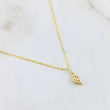 Set Cadena y Dije Plana + Ala 1.5gr / Oro Amarillo 18K (Oferta)