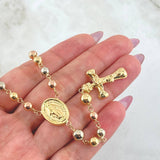 Rosario Virgen Milagrosa 12.6gr / 60cm / Tres Oros 18K