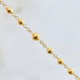 Rosario Virgen Milagrosa 12.8gr / 55cm / 5mm - 6mm Oro Amarillo 18K ©