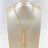 Rosario Virgen Milagrosa 13.1gr / 60cm / Oro Amarillo 18K
