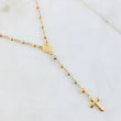 Rosario Virgen Milagrosa 6.05gr / 50cm / 3mm-4mm Tres Oros 18K *