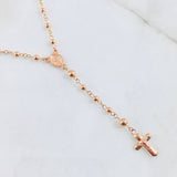 Rosario Virgen Milagrosa 6.5gr / 60cm / Oro Rosa 18K