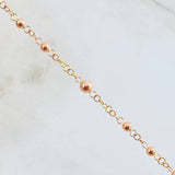Rosario Virgen Milagrosa 6.5gr / 60cm / Oro Rosa 18K
