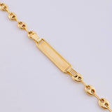 Pulso Bebé Gc Placa Rectangular 2.2 g / 16.6 cm / 4.2 mm Oro Amarillo 18K
