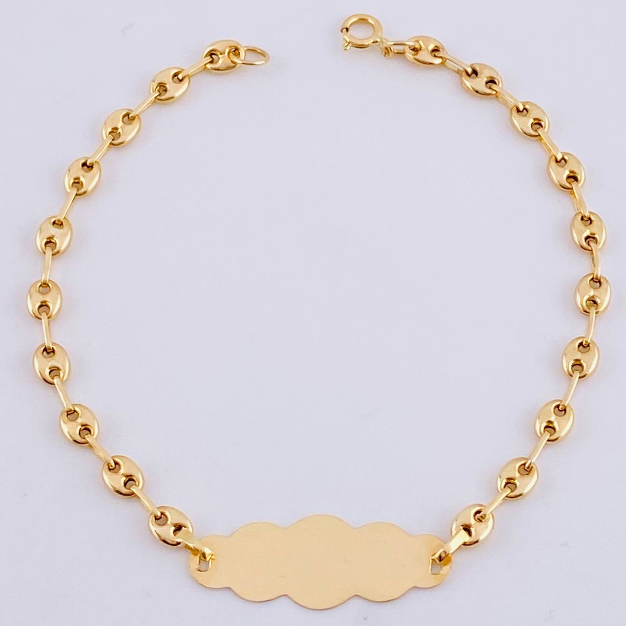 Pulso Bebé Gc Placa Nube 1.7 g / 16 cm / 3.2 mm Oro Amarillo 18K