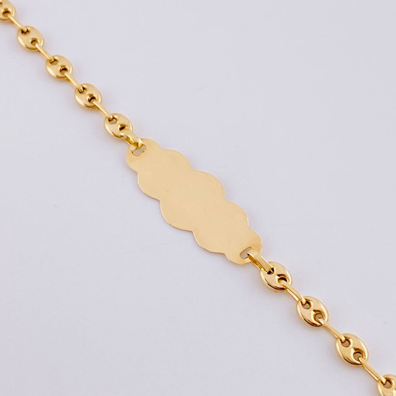 Pulso Bebé Gc Placa Nube 1.7 g / 16 cm / 3.2 mm Oro Amarillo 18K