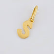 Dije Letra S Cursiva 0.35 g / 1.6 cm Oro Amarillo 18K