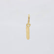 Dije Letra I Cursiva 0.4 g / 1.7 cm Oro Amarillo 18K