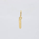 Dije Letra I Cursiva 0.4 g / 1.7 cm Oro Amarillo 18K