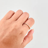 Anillo Carril Tupido 1.35 g / T6 Oro Amarillo 18K