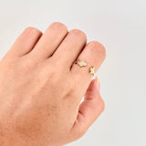 Anillo Enjambre De Abeja 1.4 g / T6 Oro Amarillo 18K