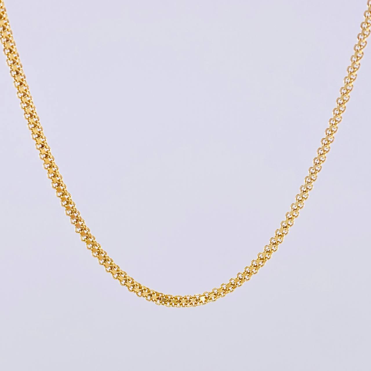 Cadena China 4.25 g / 45.3 cm / 2.1 mm Oro Amarillo 18K