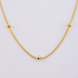 Cadena Barril Ruso Intercepto 6.3 g / 46 cm / 1.6 mm Oro Amarillo 18K