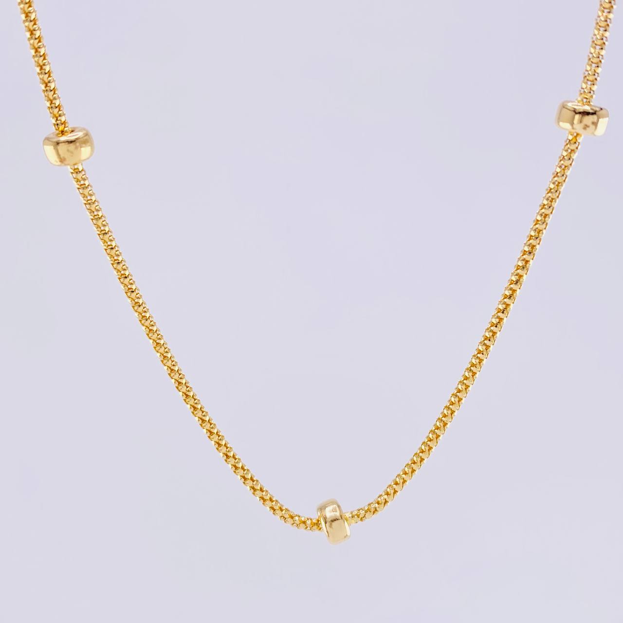 Cadena Barril Ruso Intercepto 6.3 g / 46 cm / 1.6 mm Oro Amarillo 18K