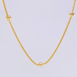 Cadena Barril Ruso Intercepto 6.3 g / 46 cm / 1.6 mm Oro Amarillo 18K
