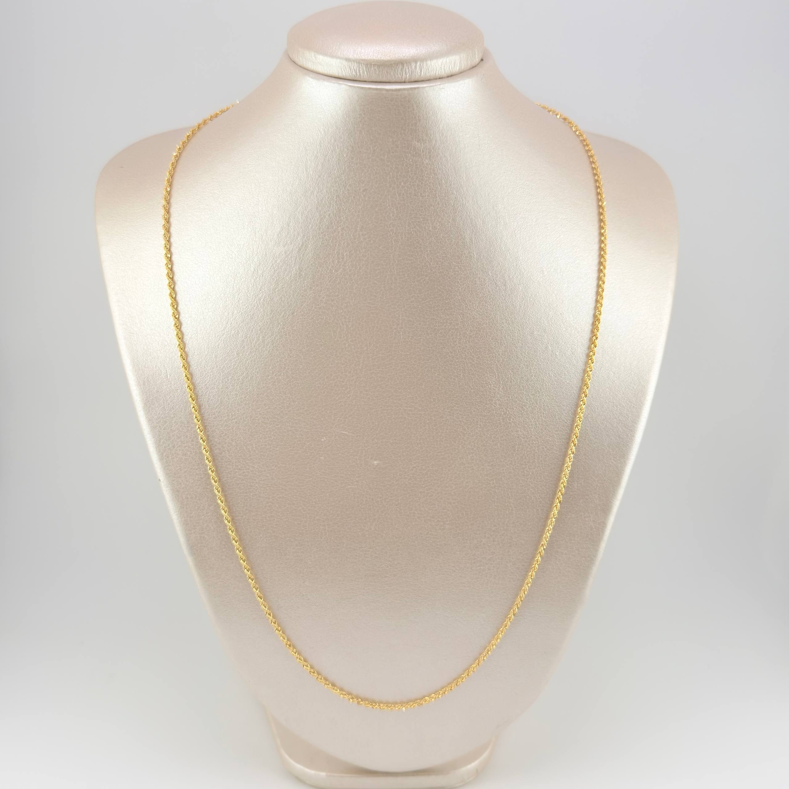 Cadena Lazo 2.45 g / 60.2 cm / 1.9 mm Oro Amarillo 18K