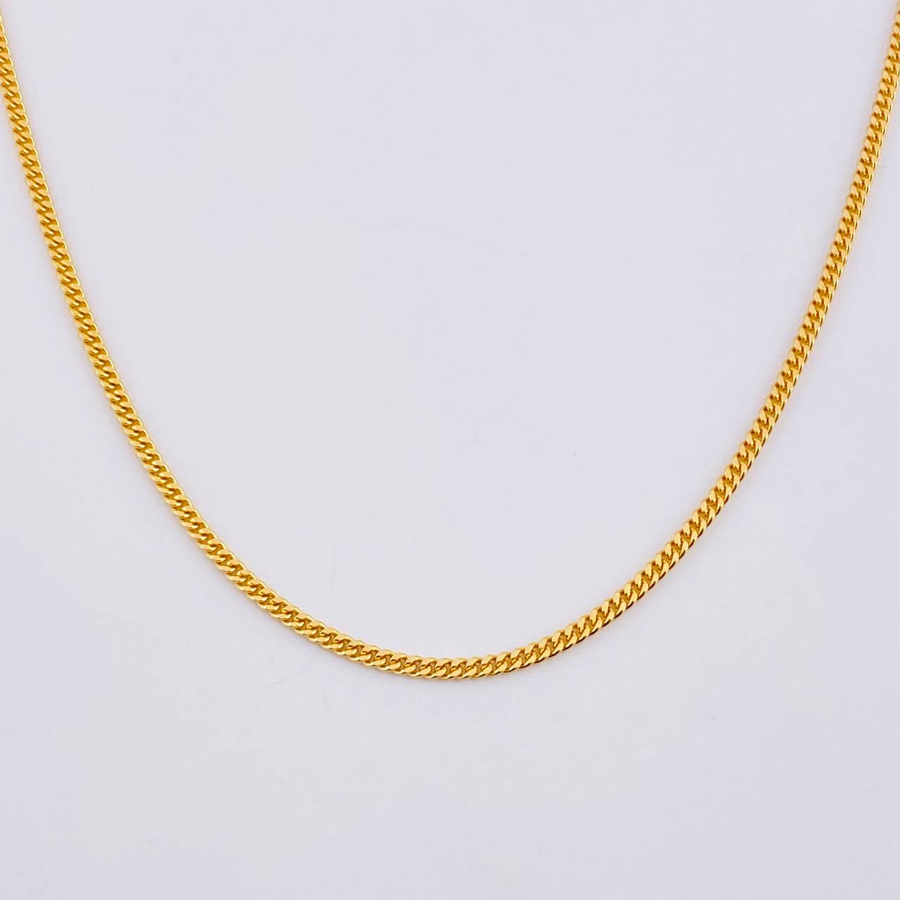 Cadena Cubana 10.85 g / 60.9 cm / 2.14 mm Oro Amarillo 18K