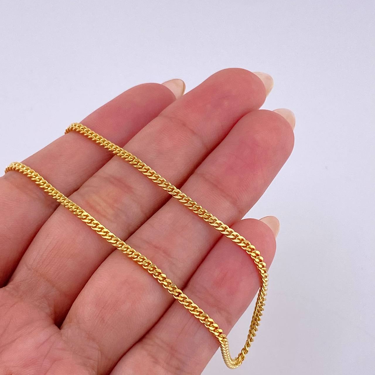 Cadena Cubana 10.85 g / 60.9 cm / 2.14 mm Oro Amarillo 18K