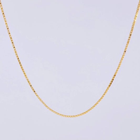 Cadena Veneciana 3.4 g / 60.7 cm / 0.9 mm Oro Amarillo 18K