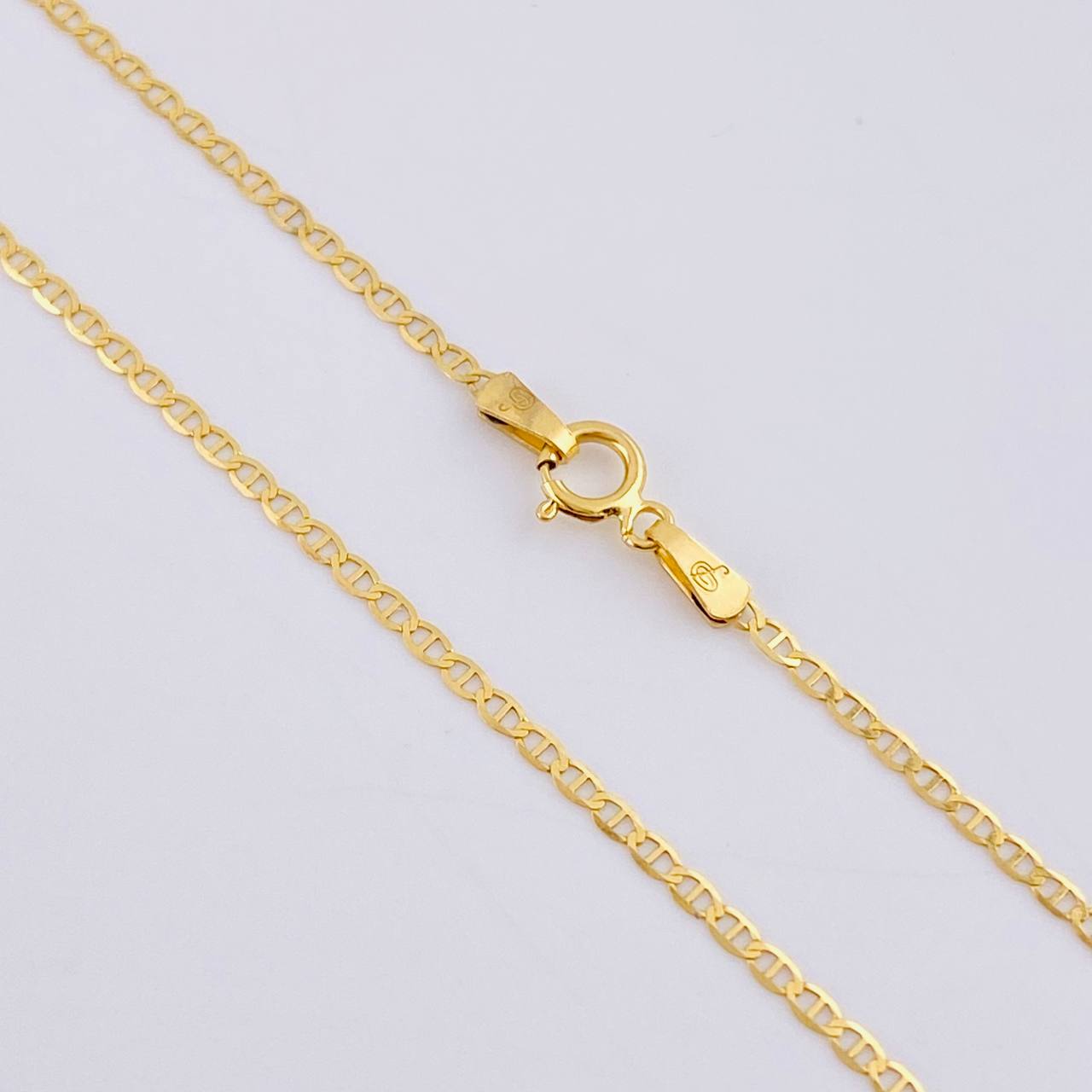 Cadena Escalera Plana 1.95 g / 50 cm / 1.4 mm Oro Amarillo 18K