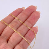 Cadena Escalera 5.7 g / 60 cm / 2.3 mm Oro Amarillo 18K