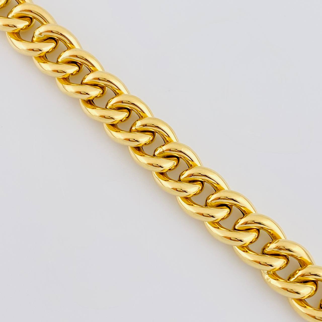 Pulso Cubano 18.85 g / 20.5 cm / 12.4 mm Oro Amarillo 18K