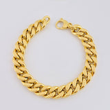 Pulso Cubano 13.1 g / 20.5 cm / 10.8 mm Oro Amarillo 18K