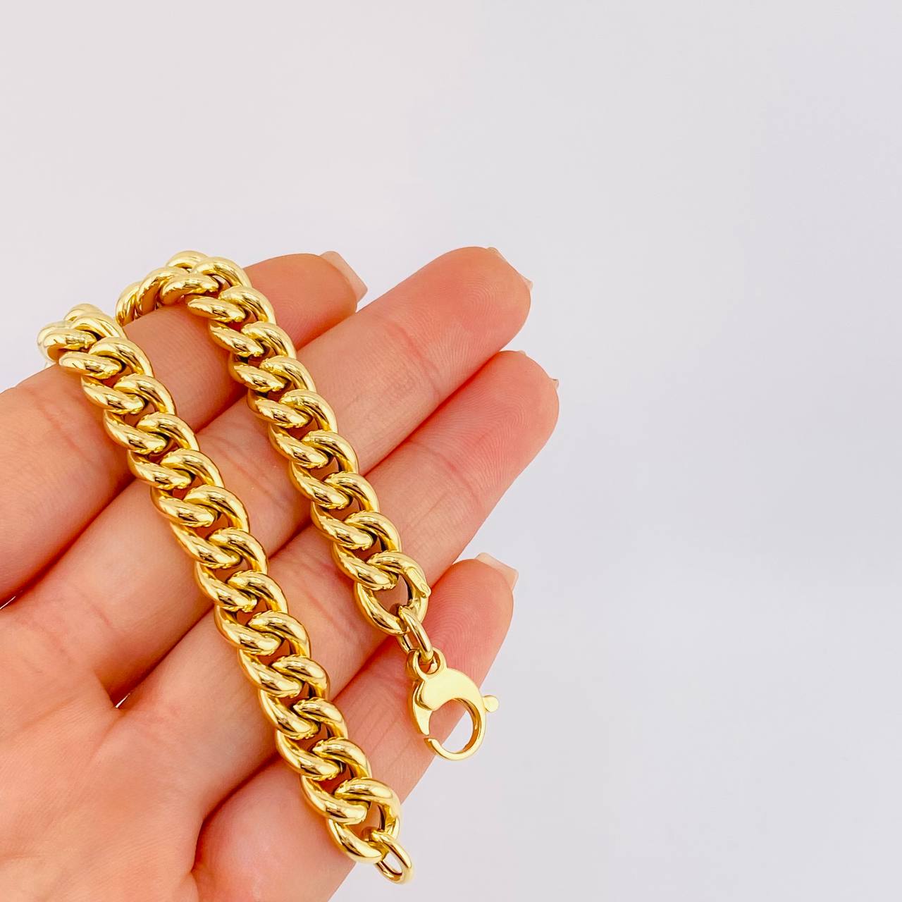 Pulso Cubano 10 g / 20.5 cm / 8.4 mm Oro Amarillo 18K