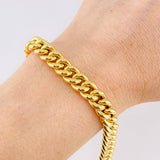 Pulso Cubano 10 g / 20.5 cm / 8.4 mm Oro Amarillo 18K
