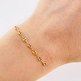 Herraje Retazo Gc 0.45 g / 4.5 cm Tres Oros 18K