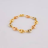 Anillo Gc 1 g / T16 - 15 3/4 Tres Oros 18K