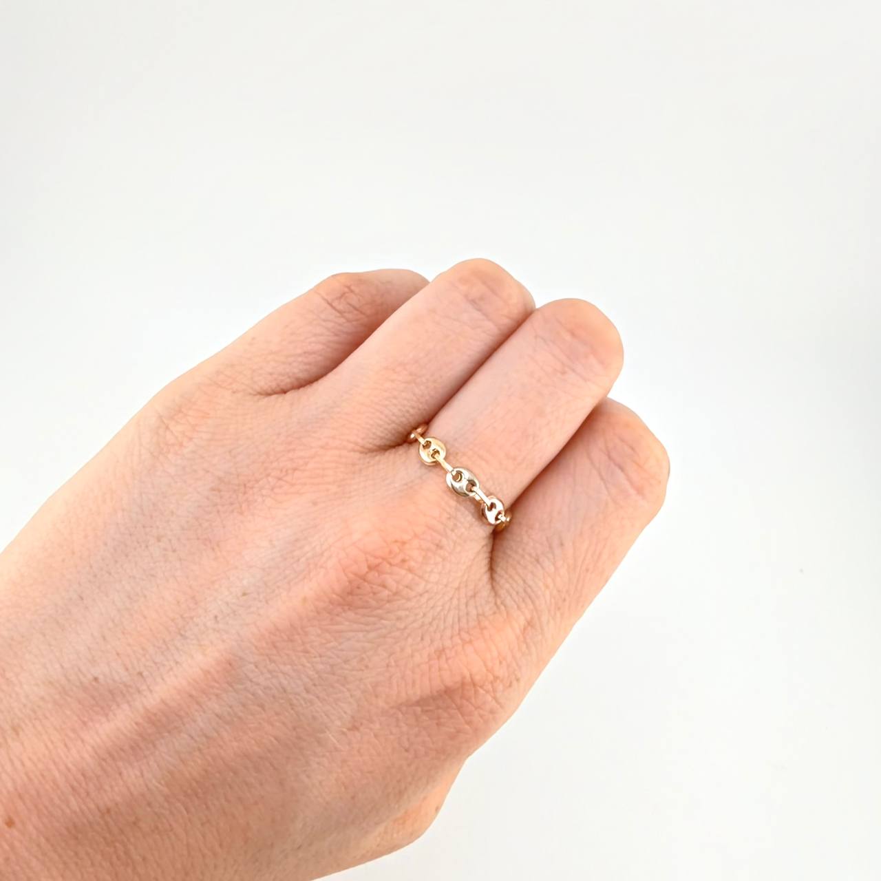 Anillo Gc 1 g / T16 - 15 3/4 Tres Oros 18K