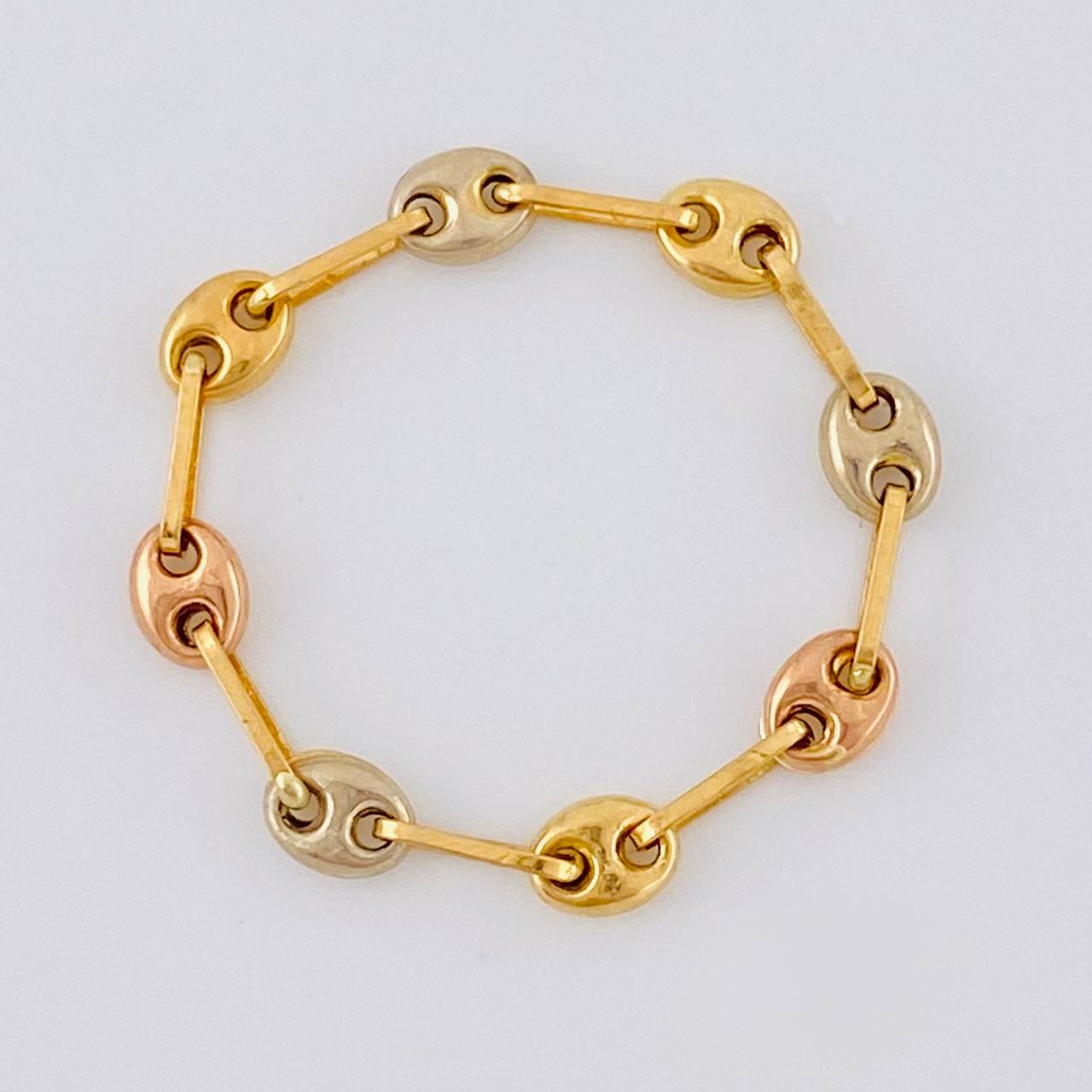 Anillo Anillo Gc 0.65 g / T9 3/4 - 9 1/2 Tres Oros 18K