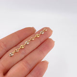 Herraje Retazo Gc 0.75 g / 5.7 cm Oro Amarillo 18K