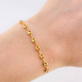 Herraje Retazo Gc 0.7 g / 5.7 cm Tres Oros 18K