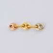 Herraje Retazo Gc 0.15 g / 1.7 cm Tres Oros 18K
